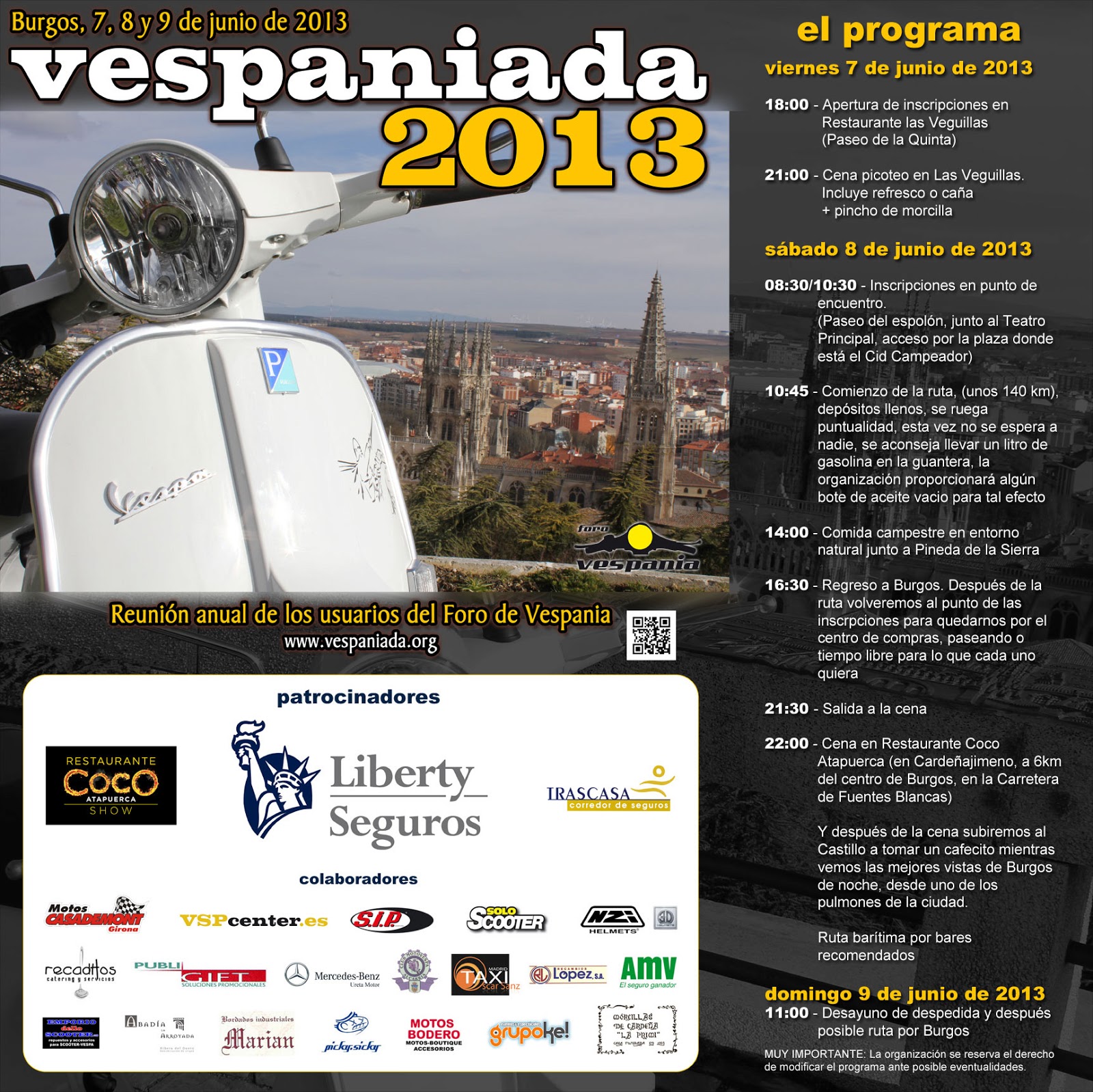 7, 8 y 9 de Abril de 2013